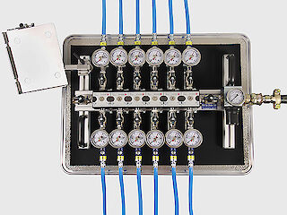 Dichtheitsprüfung der Leerrohre